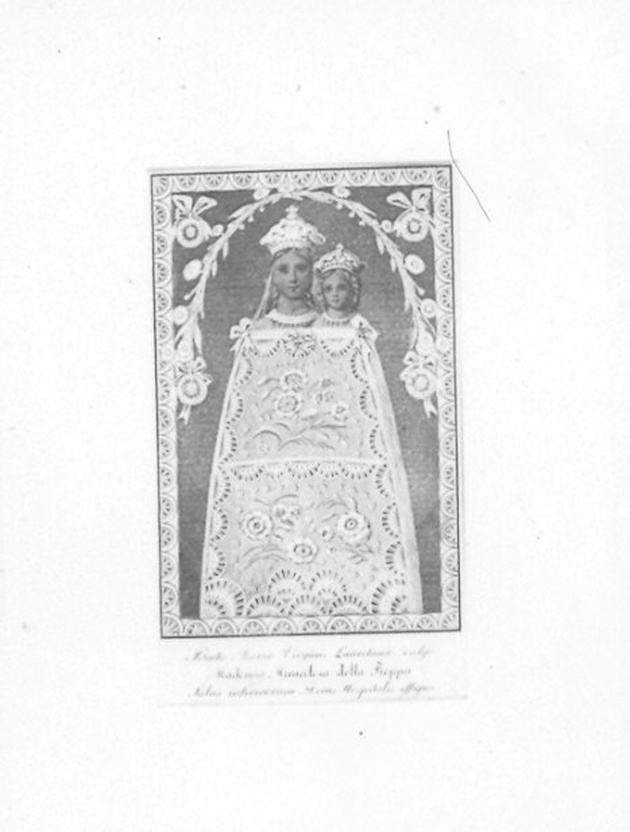 Madonna della Pioppa (stampa) - ambito emiliano (sec. XIX)