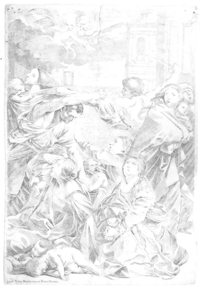 strage degli innocenti (stampa) di Reni Guido (seconda metà sec. XVII)