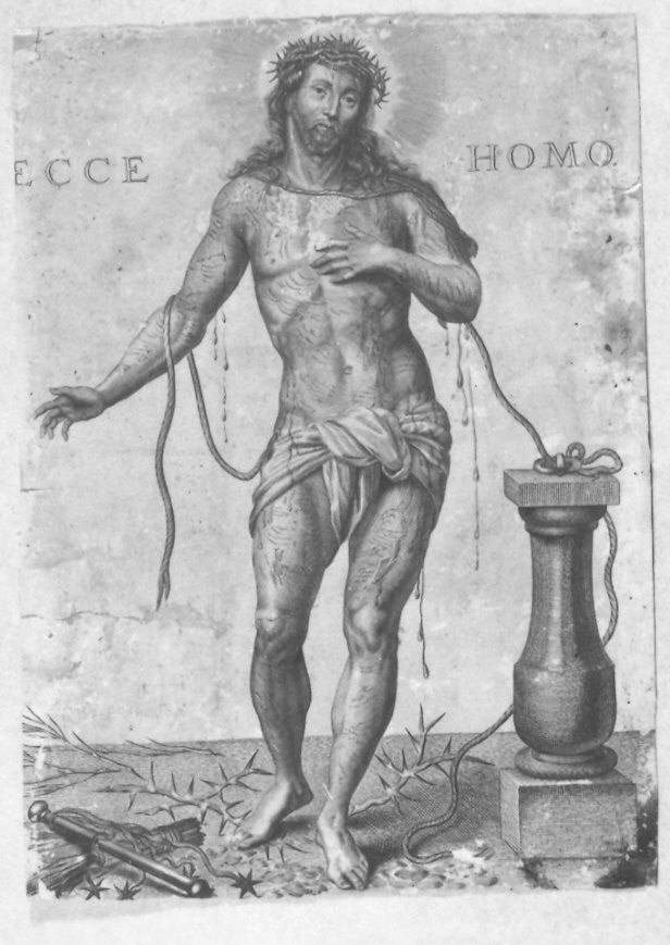 Ecce Homo (stampa smarginata) - ambito italiano (fine sec. XVIII)