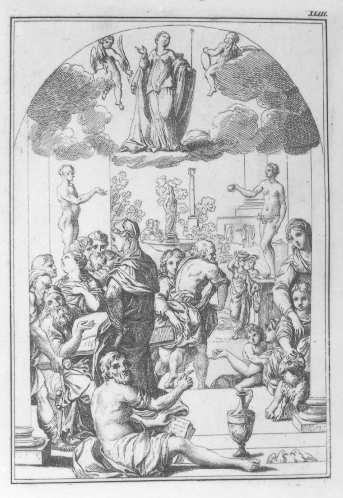 La Concezione (stampa, serie) di Mazzola Bedoli Girolamo (secc. XVIII/ XIX)