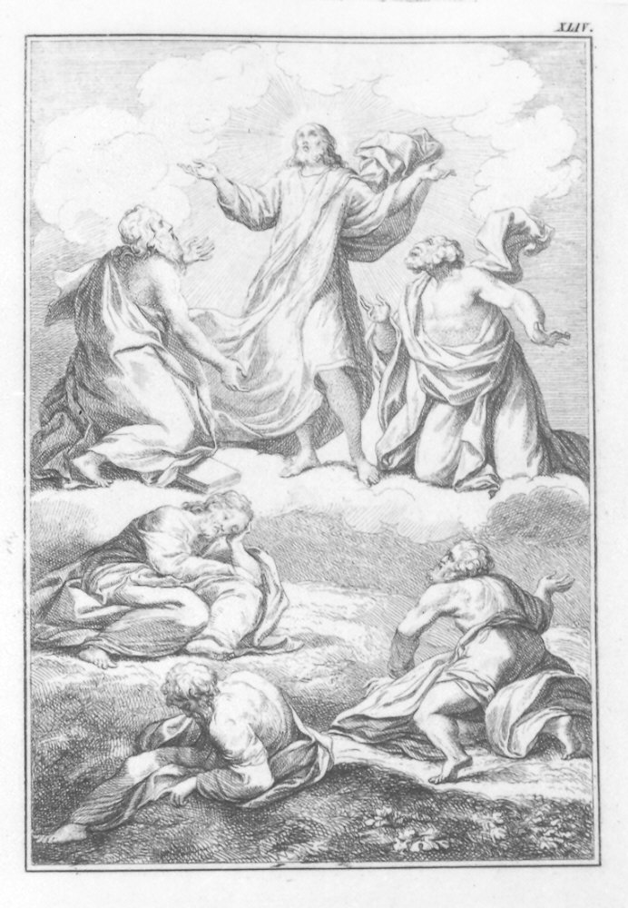 Trasfigurazione di Cristo sul Monte Tabor (stampa, serie) di Mazzola Bedoli Girolamo (secc. XVIII/ XIX)