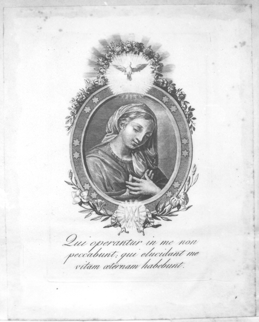 Maria Vergine (stampa) - ambito emiliano (prima metà sec. XIX)