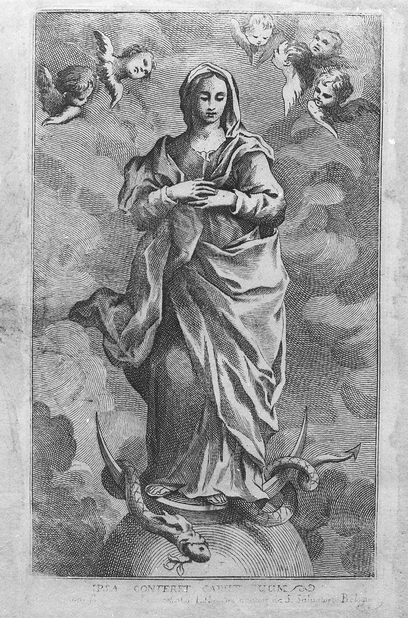 Maria Vergine (stampa) - ambito emiliano (sec. XVIII)