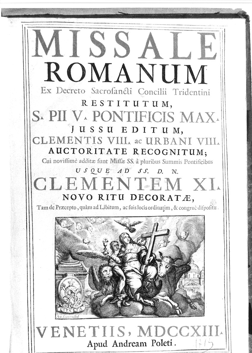 frontespizio (stampa) di Luciani Antonio (sec. XVIII)