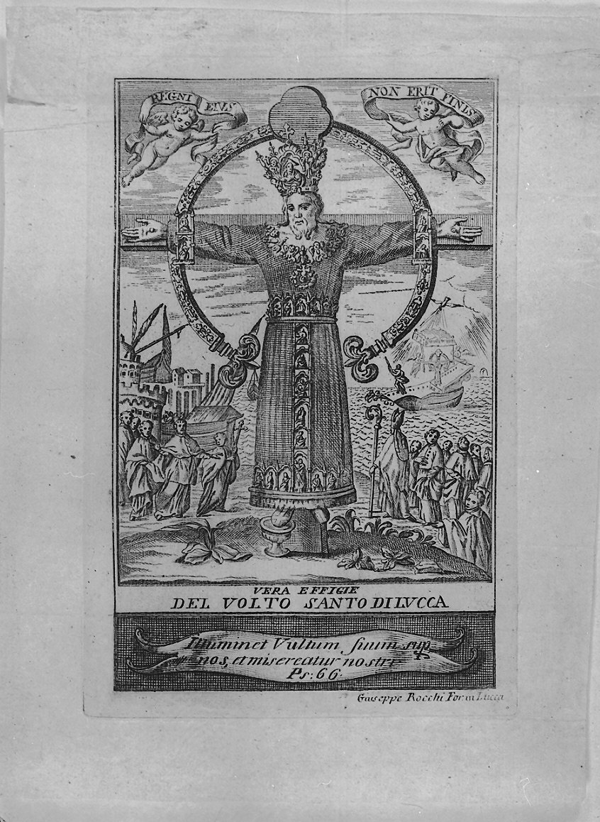 Volto Santo (stampa) - ambito Italia centrale (sec. XVIII)