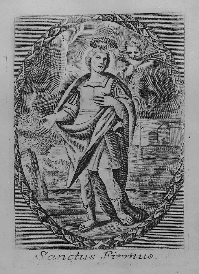 San Fermo (stampa) - ambito italiano (sec. XVIII)