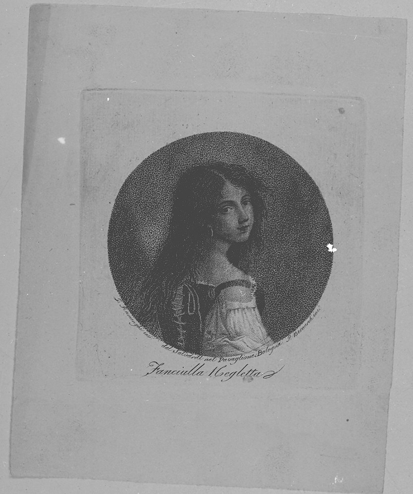 figura femminile (stampa) di Bernardi Paolo, Ramenghi Giacomo (sec. XIX)