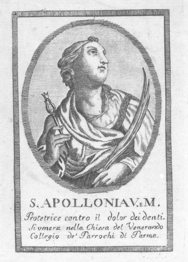 Sant'Apollonia (stampa) - ambito parmense (inizio sec. XIX)