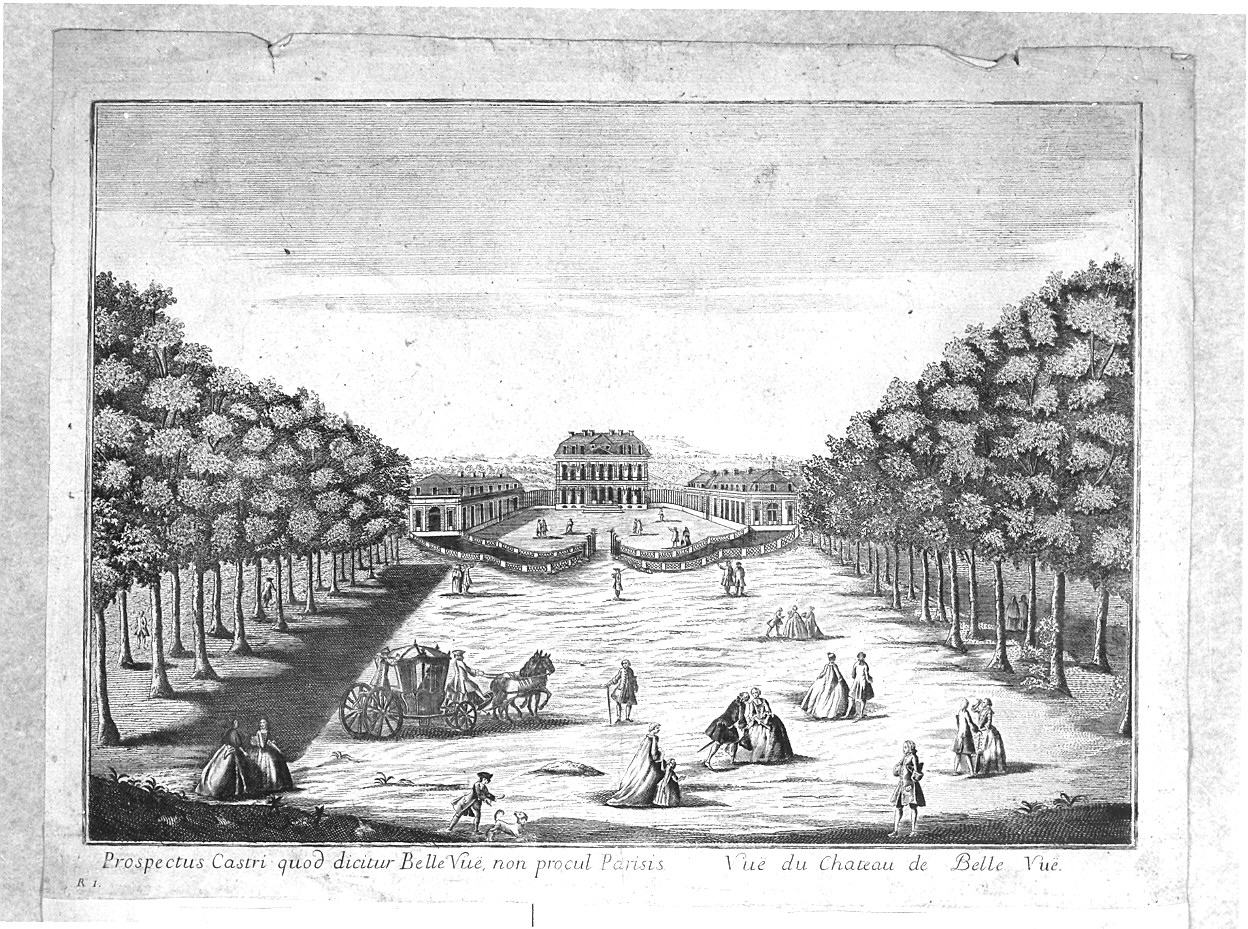 veduta di un castello (stampa) - ambito italiano (sec. XVIII)