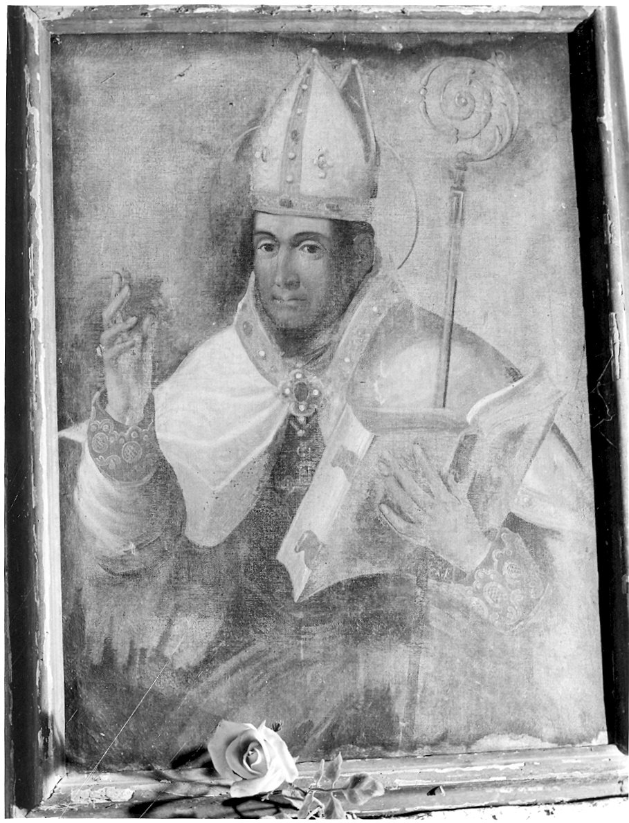 Santo vescovo (stampa) - ambito piacentino (sec. XIX)