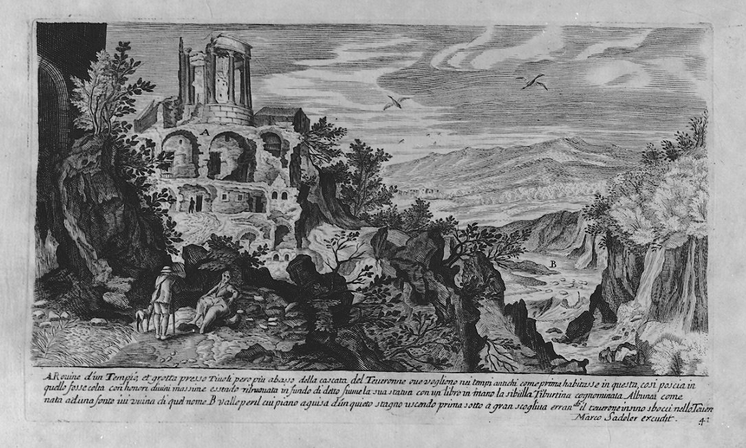 Paesaggio montano (stampa, serie) di Sadeler Egidius II, Sadeler Marcus Christoph (sec. XVII)