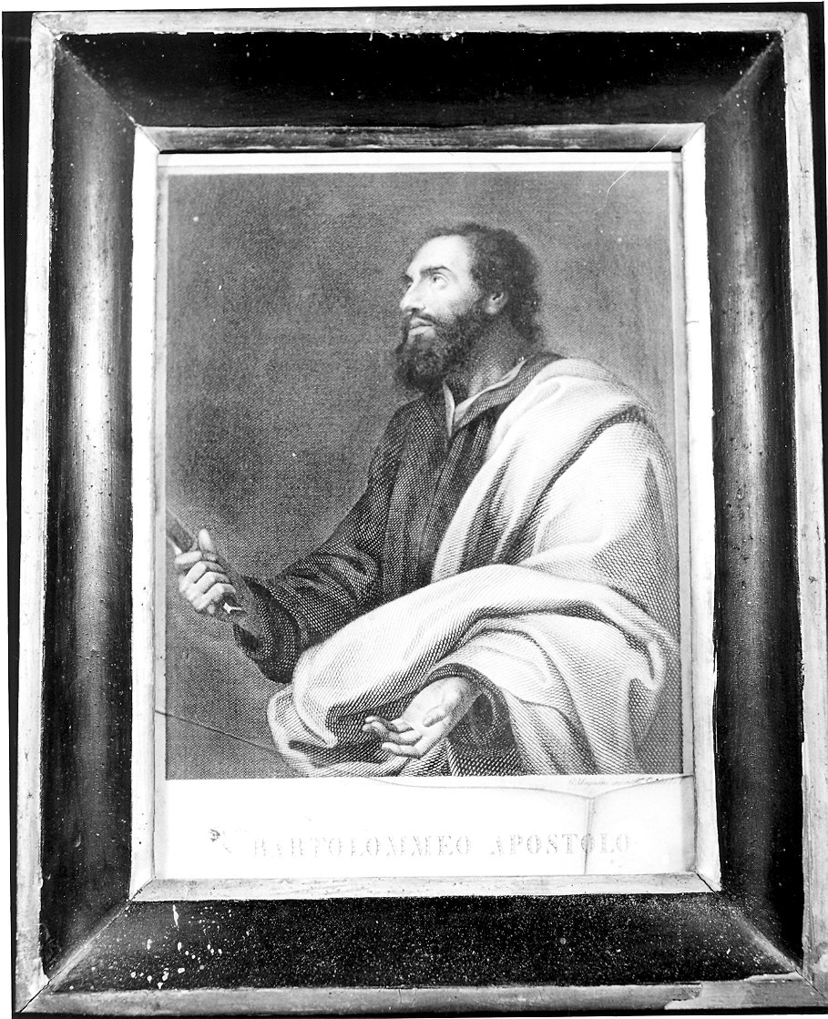San Bartolomeo (stampa, serie) di Magnani Giuseppe (metà sec. XIX)