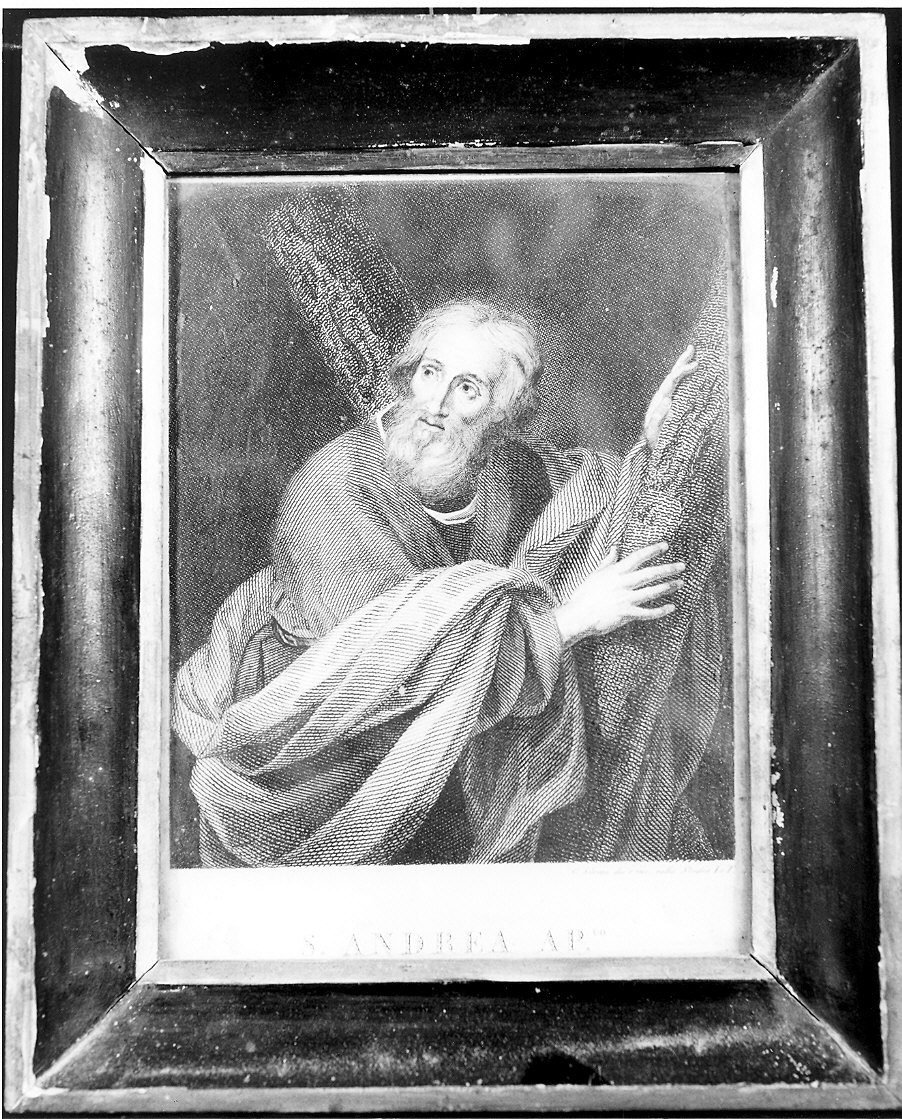 Sant'Andrea (stampa, serie) di Silvani Gaetano (metà sec. XIX)