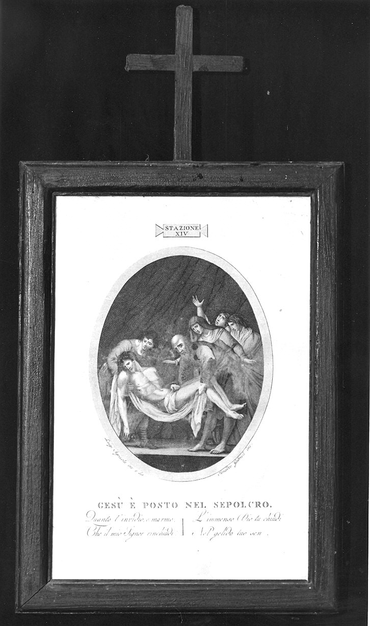 Via Crucis (stampa, serie) di Gabrieli Amedeo, Bellavitis Girolamo, Agricola Luigi (primo quarto sec. XIX)