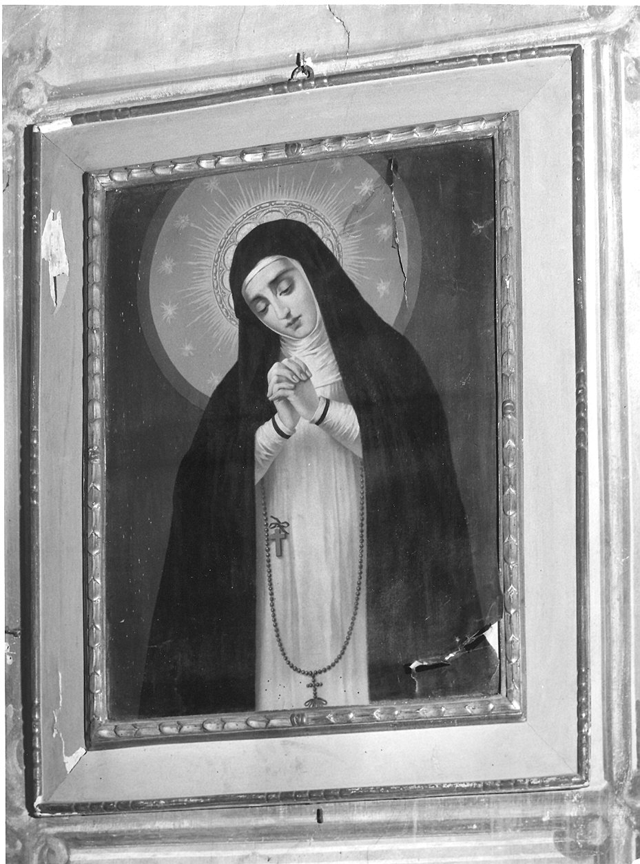 Santa Rita da Cascia (stampa a colori) - ambito parmense (sec. XIX)