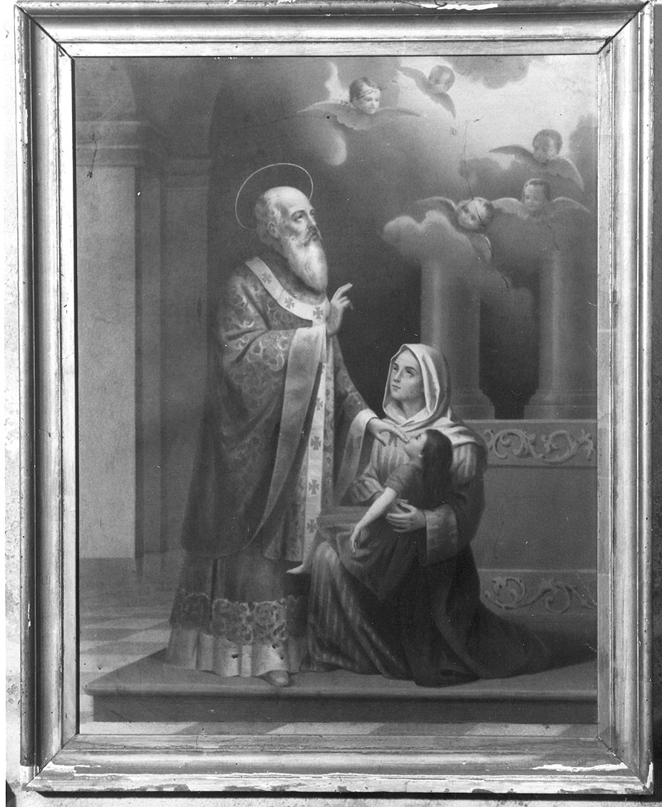 San Biagio (stampa a colori) - ambito parmense (sec. XX)