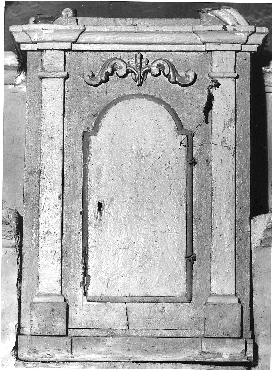 tabernacolo - ambito parmense (prima metà sec. XIX)