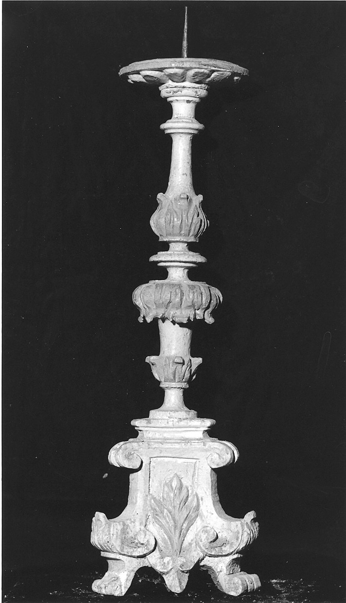 candeliere, serie - ambito parmense (seconda metà sec. XIX)