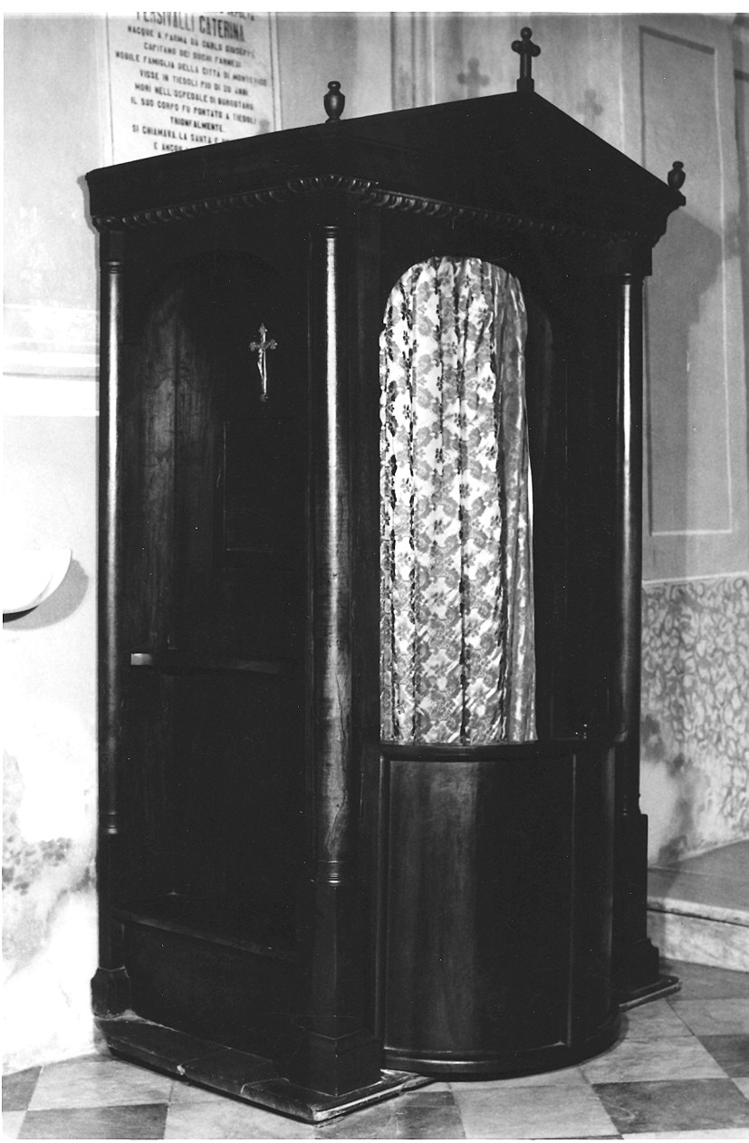 confessionale - ambito parmense (sec. XIX)
