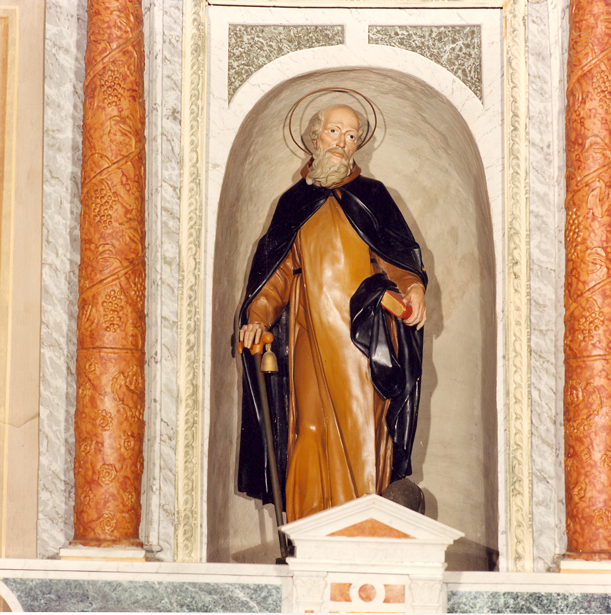 Sant'Antonio Abate (statua) - ambito piacentino (sec. XVIII)