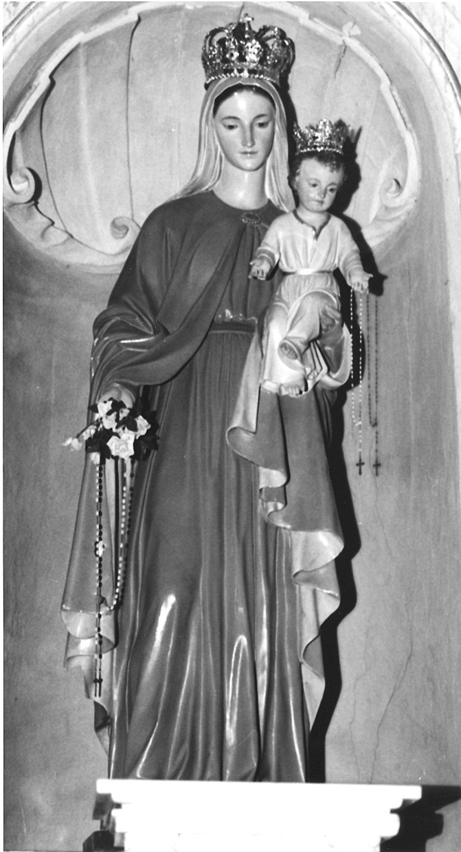 Madonna del Rosario (statua) - produzione italiana (sec. XX)