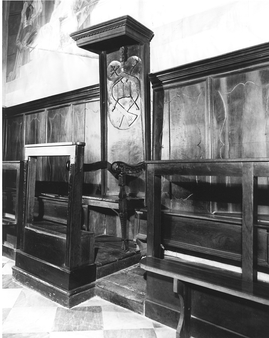 stalli del coro - ambito piacentino (sec. XVIII)