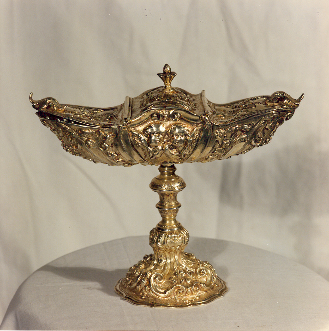 navicella portaincenso, pendant di Froni Giovanni (attribuito) (metà sec. XVIII)