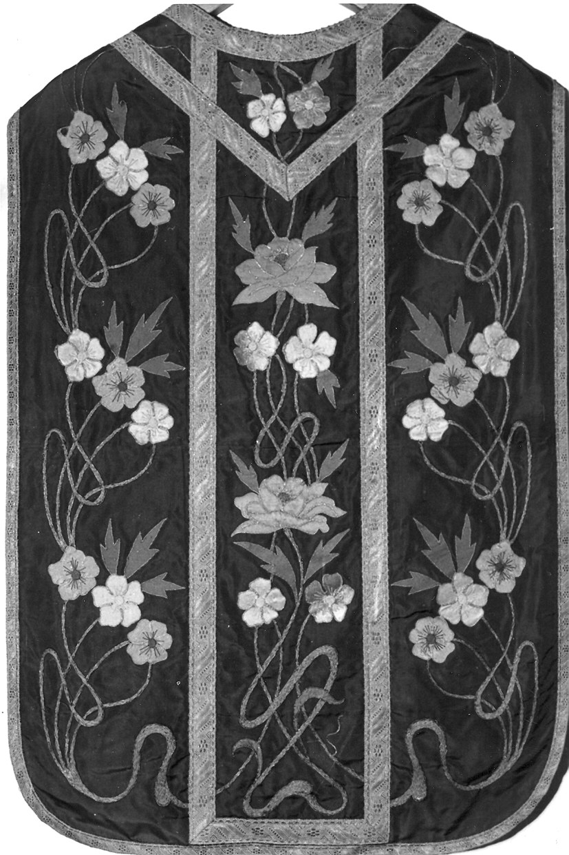 paramento liturgico, insieme - manifattura italiana (fine/inizio secc. XIX/ XX)