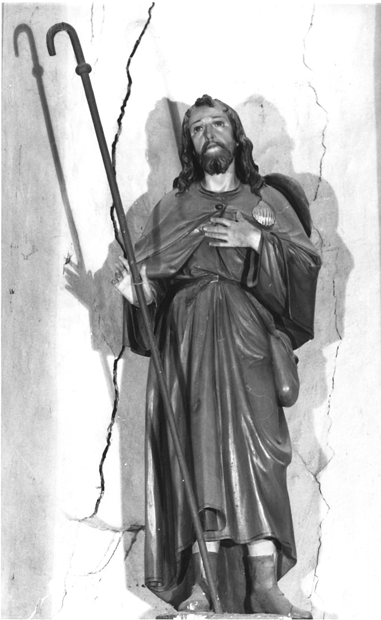 San Pellegrino (statua) - ambito parmense (prima metà sec. XIX)