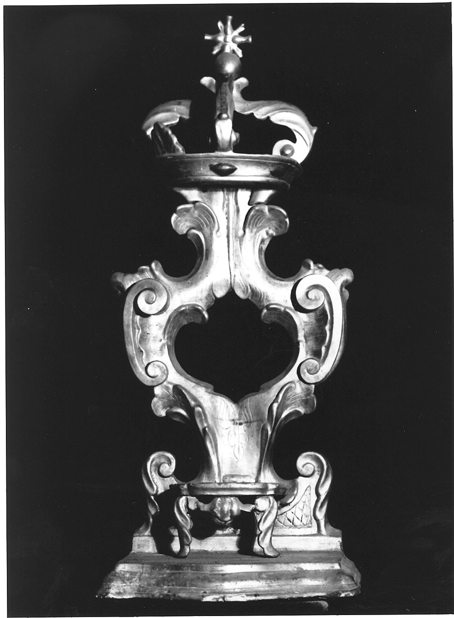 tronetto per esposizione eucaristica - ambito piacentino (sec. XIX)