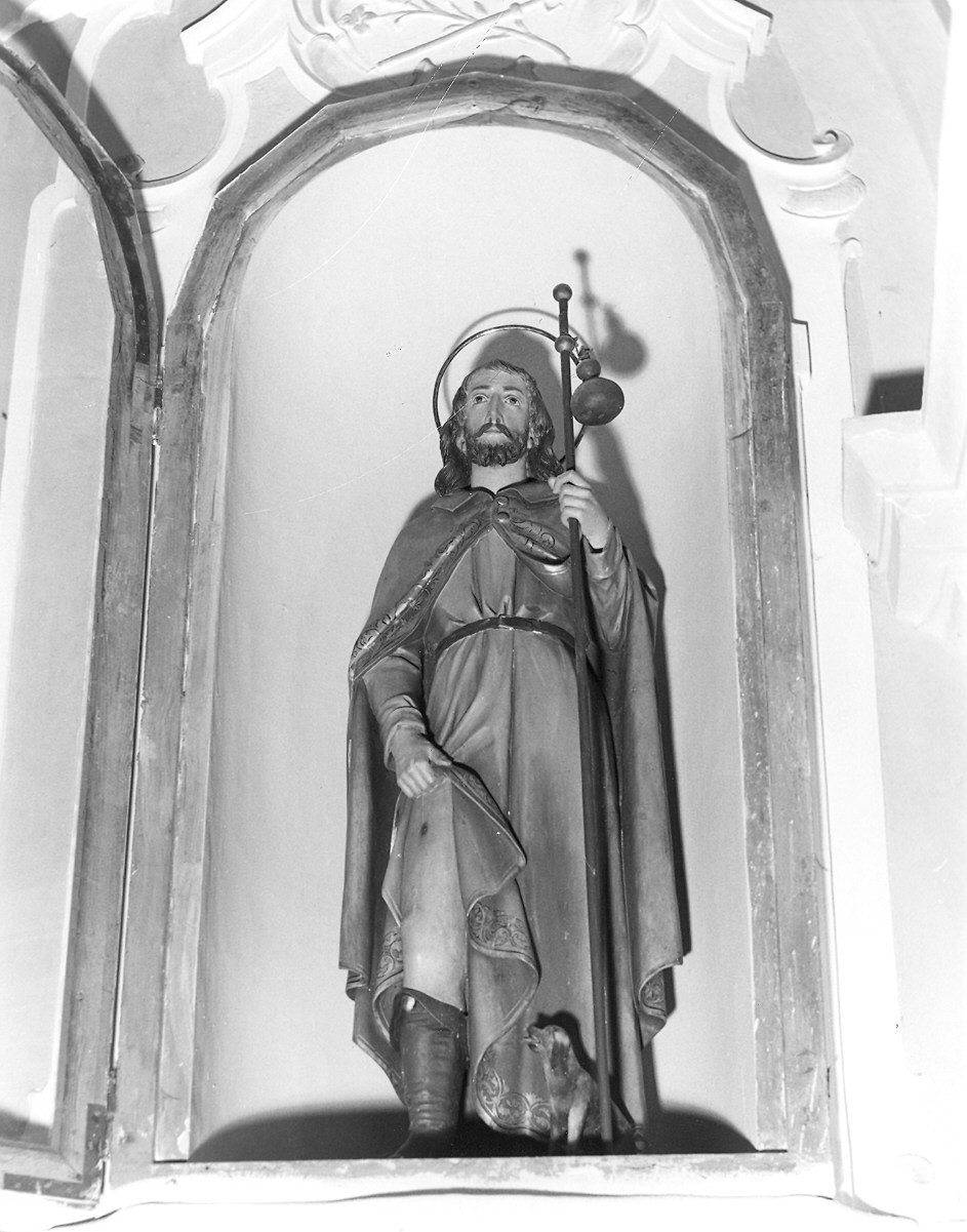 San Rocco (statua) - ambito parmense-piacentino (fine/inizio secc. XVIII/ XIX)