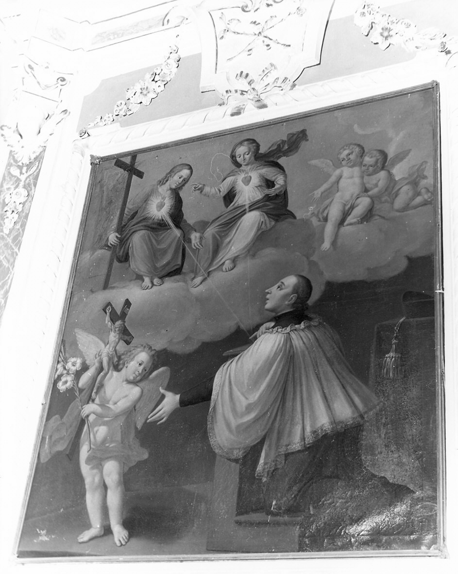 visione di San Luigi Gonzaga (dipinto) - ambito piacentino (fine sec. XVIII)