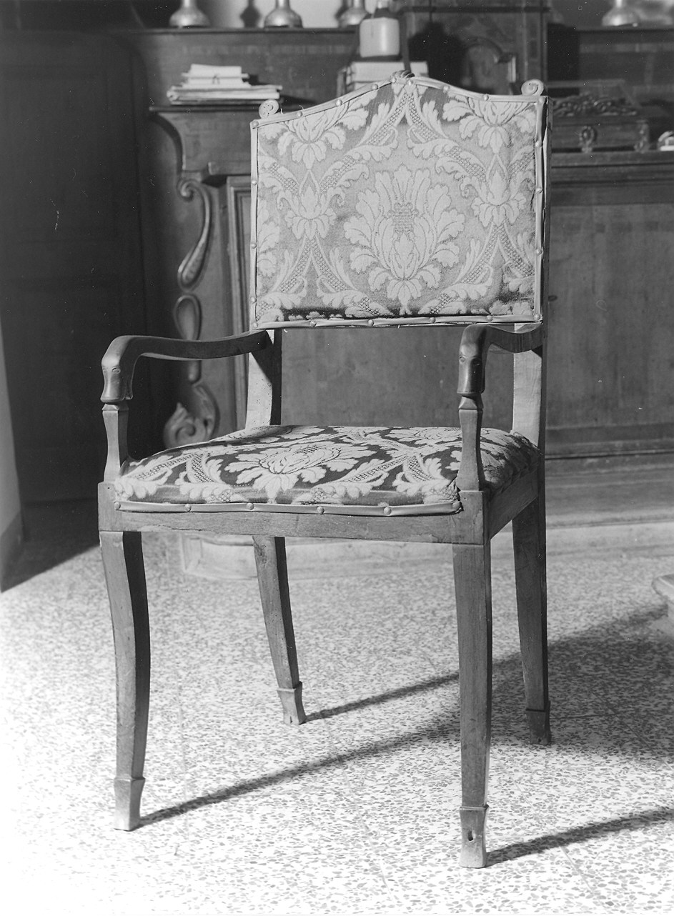 poltrona - ambito parmense-piacentino (sec. XIX)