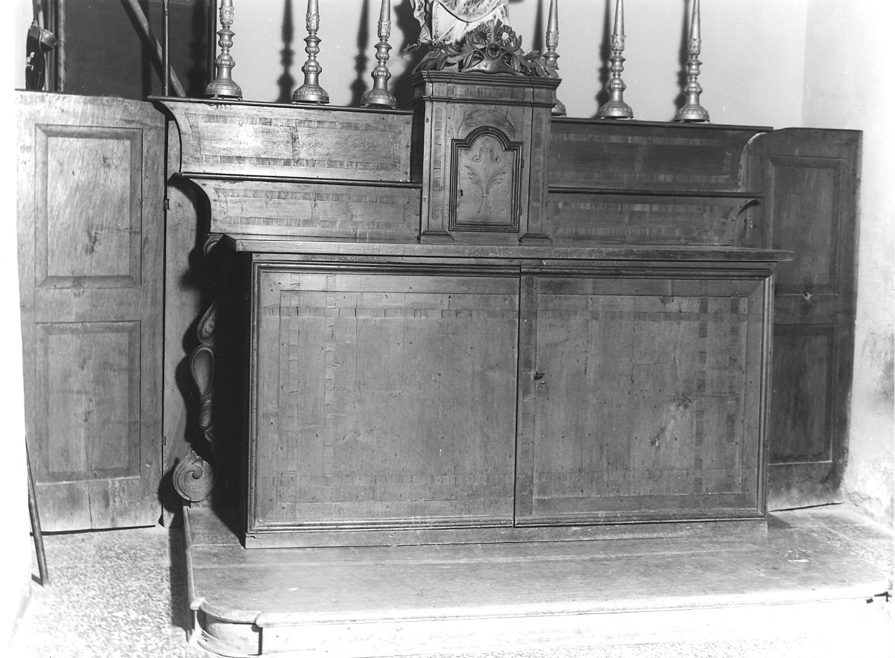 armadio da sacrestia - ambito parmense-piacentino (seconda metà sec. XVIII)