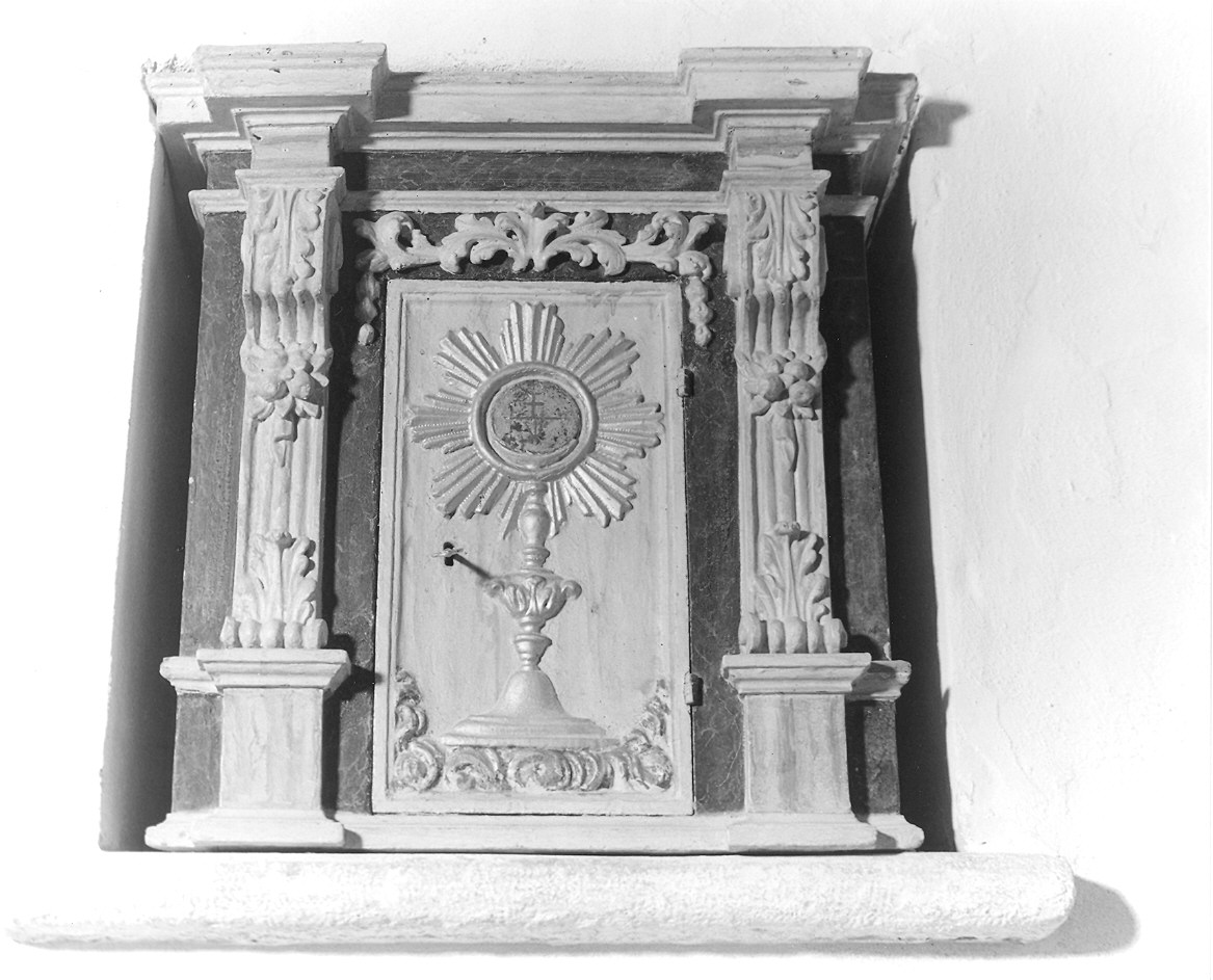 tabernacolo murale - ambito piacentino (fine, metà sec. XVII, sec. XVIII)
