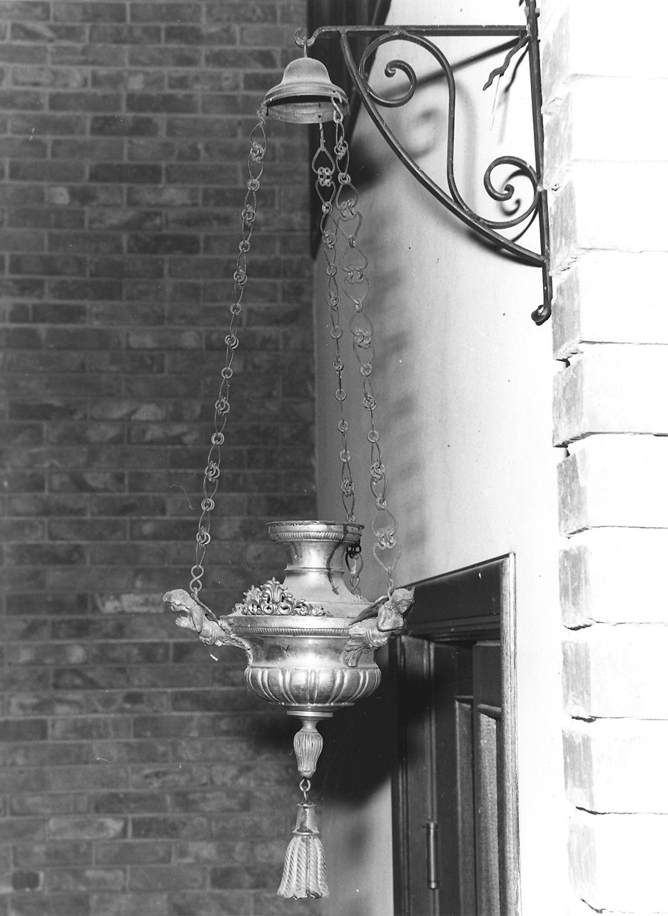 lampada da chiesa - ambito piacentino (seconda metà sec. XIX)