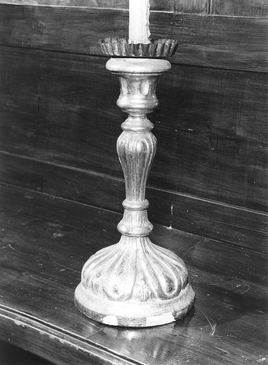 candelabro, serie - ambito parmense-piacentino (fine/inizio secc. XVIII/ XIX)