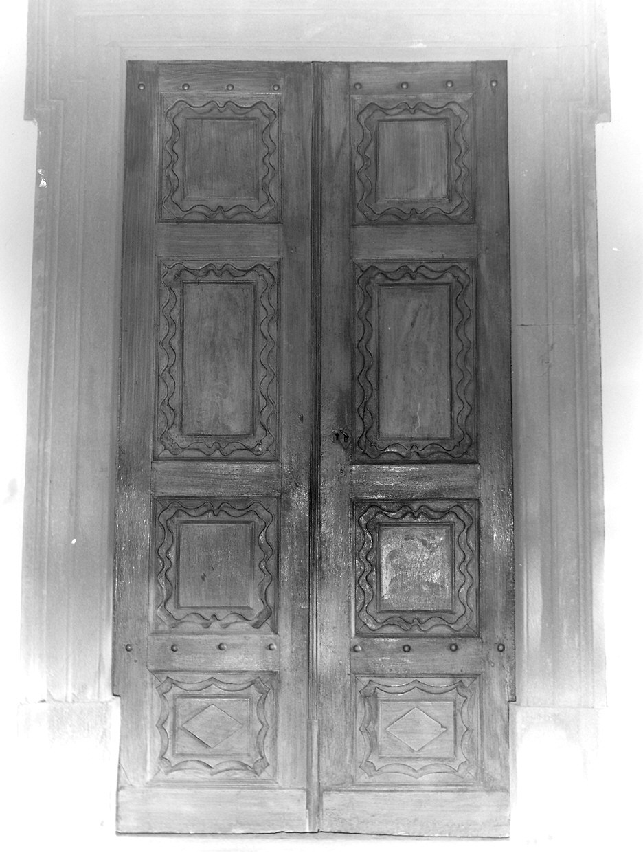 portone - a due battenti - ambito parmense-piacentino (sec. XIX)
