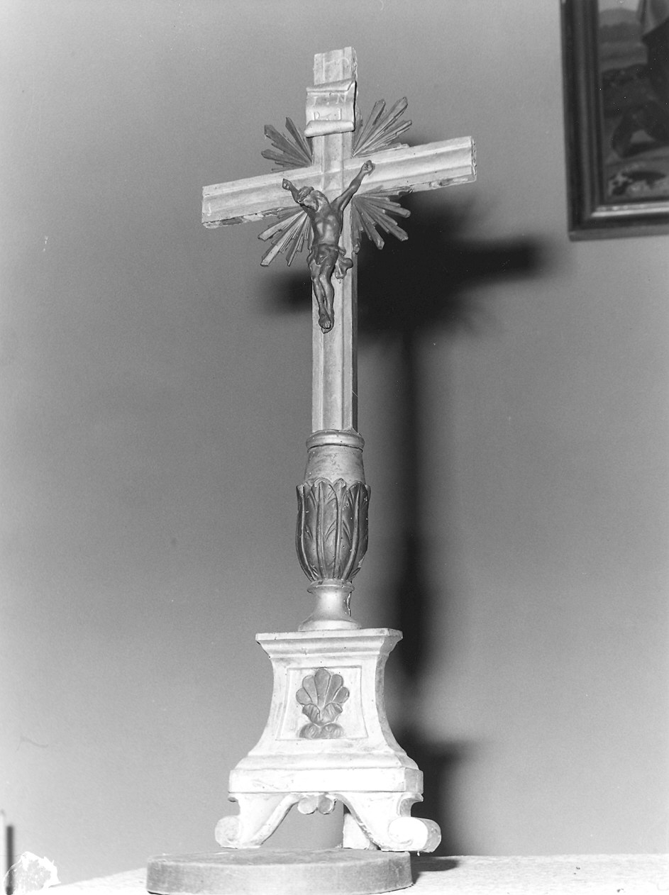 croce d'altare - ambito piacentino (metà sec. XIX)