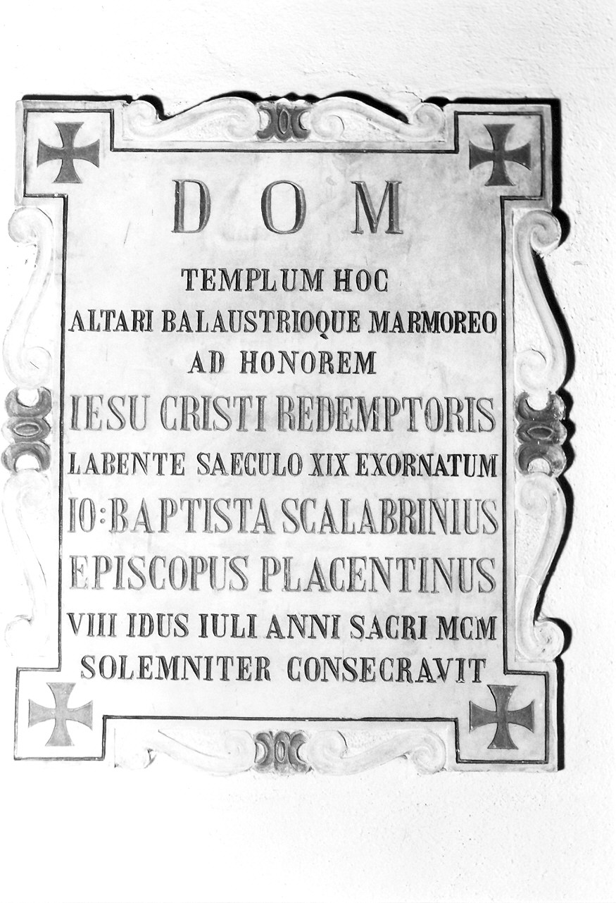 lapide commemorativa - ambito parmense-piacentino (sec. XX)