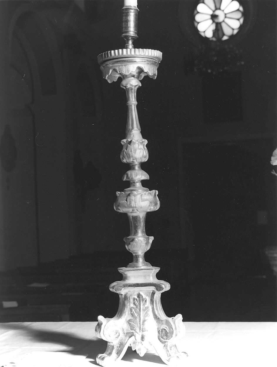 candelabro, serie - ambito piacentino (sec. XVIII)