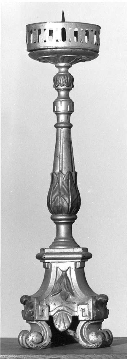 candeliere, serie - ambito parmense (prima metà sec. XIX)