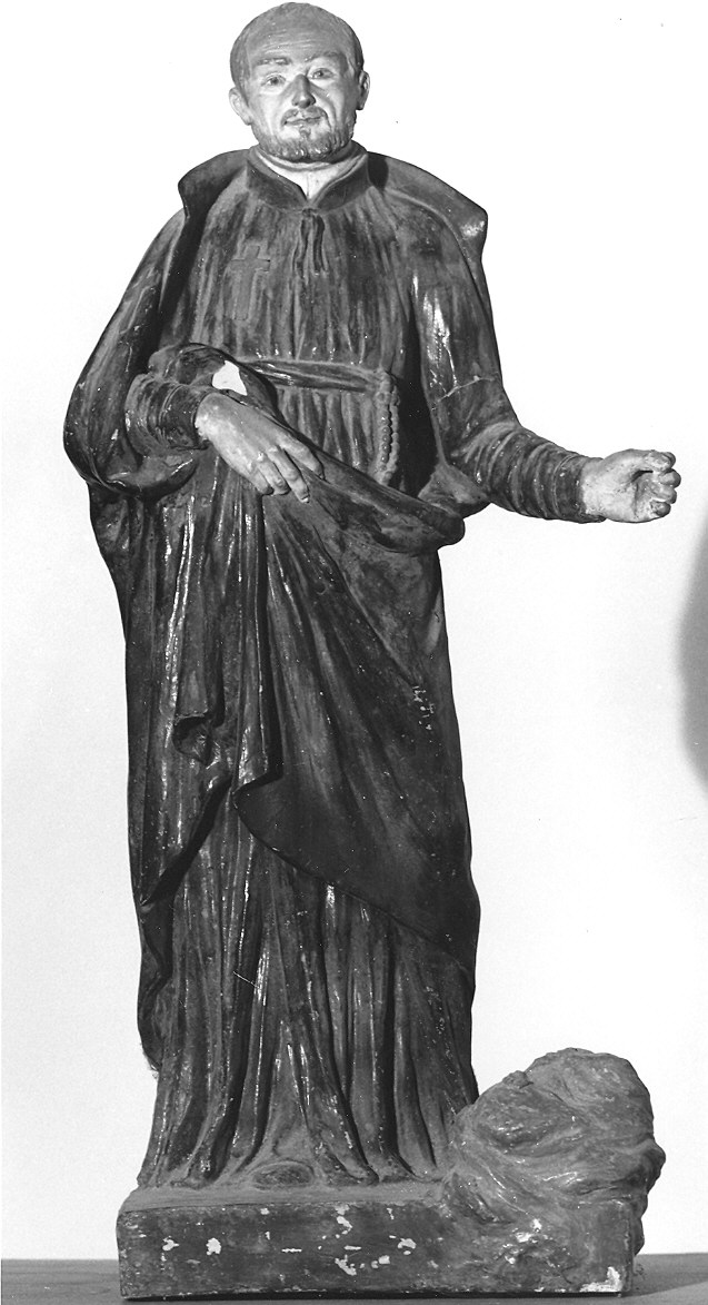 Sant'Ignazio (?) (scultura) - ambito italiano (sec. XIX)