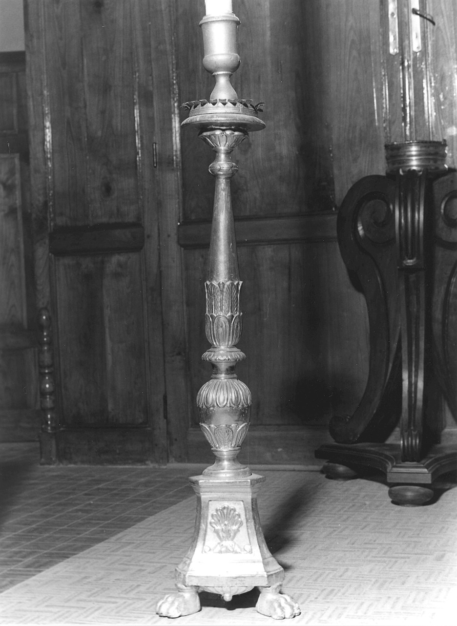 candelabro, serie - ambito piacentino (inizio sec. XIX)