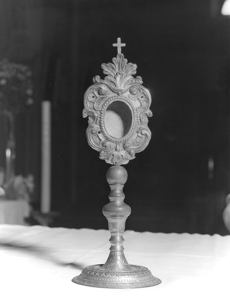 reliquiario - ambito piacentino (metà sec. XIX)