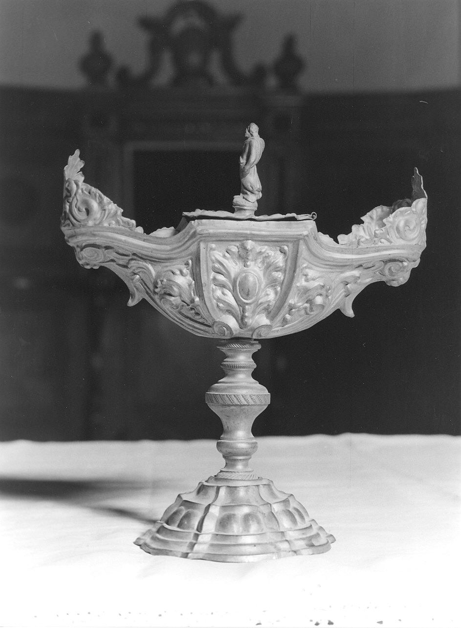 navicella portaincenso - ambito piacentino (fine/inizio secc. XVIII/ XIX)