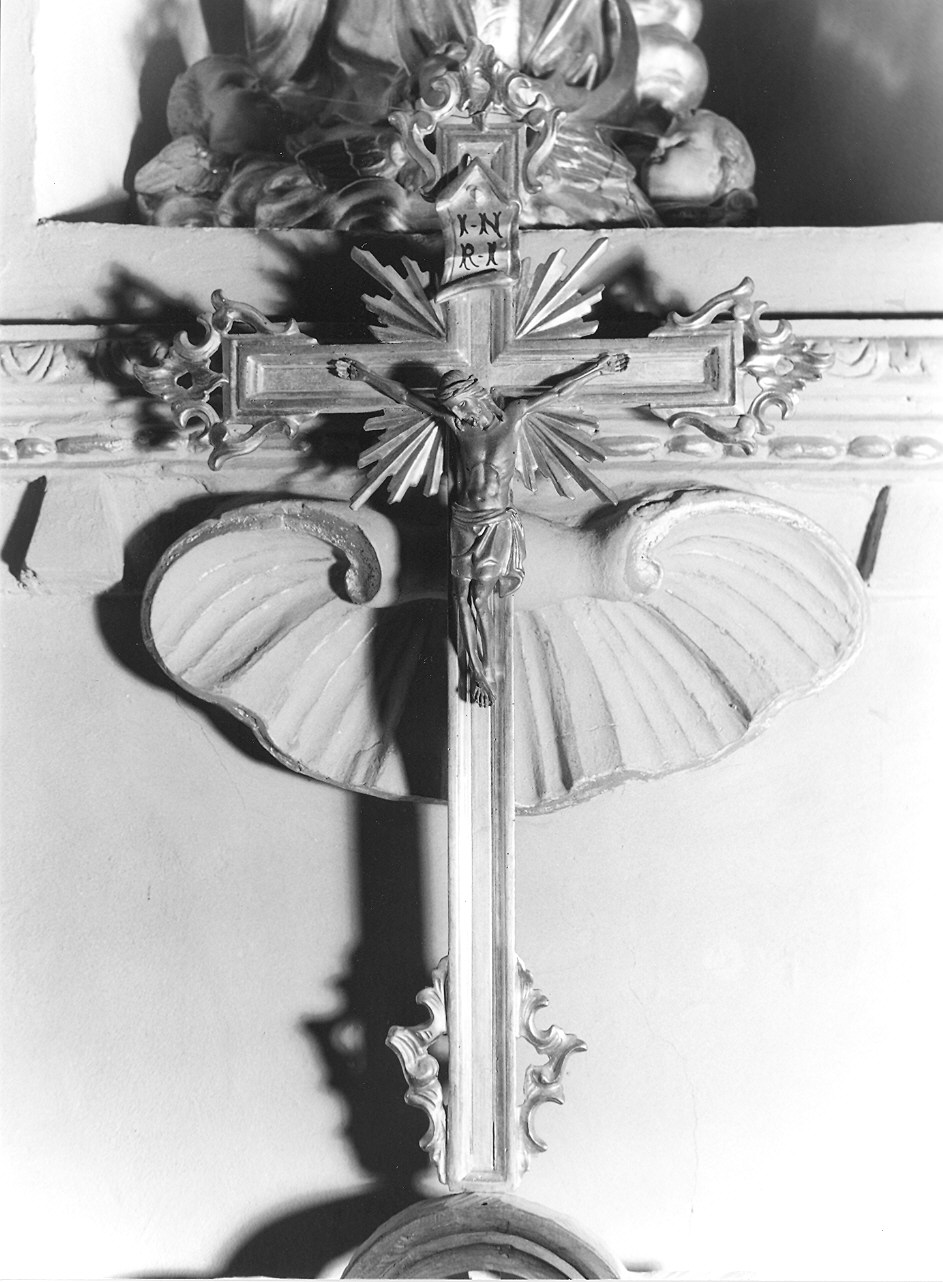 croce d'altare - ambito piacentino (seconda metà sec. XVIII)