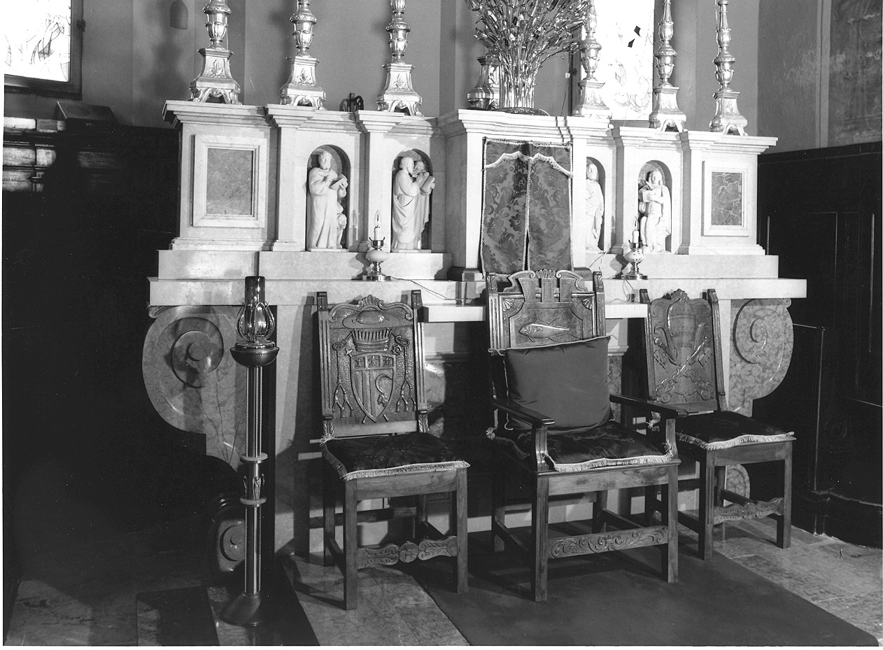 altare maggiore - ambito carrarese (sec. XX)