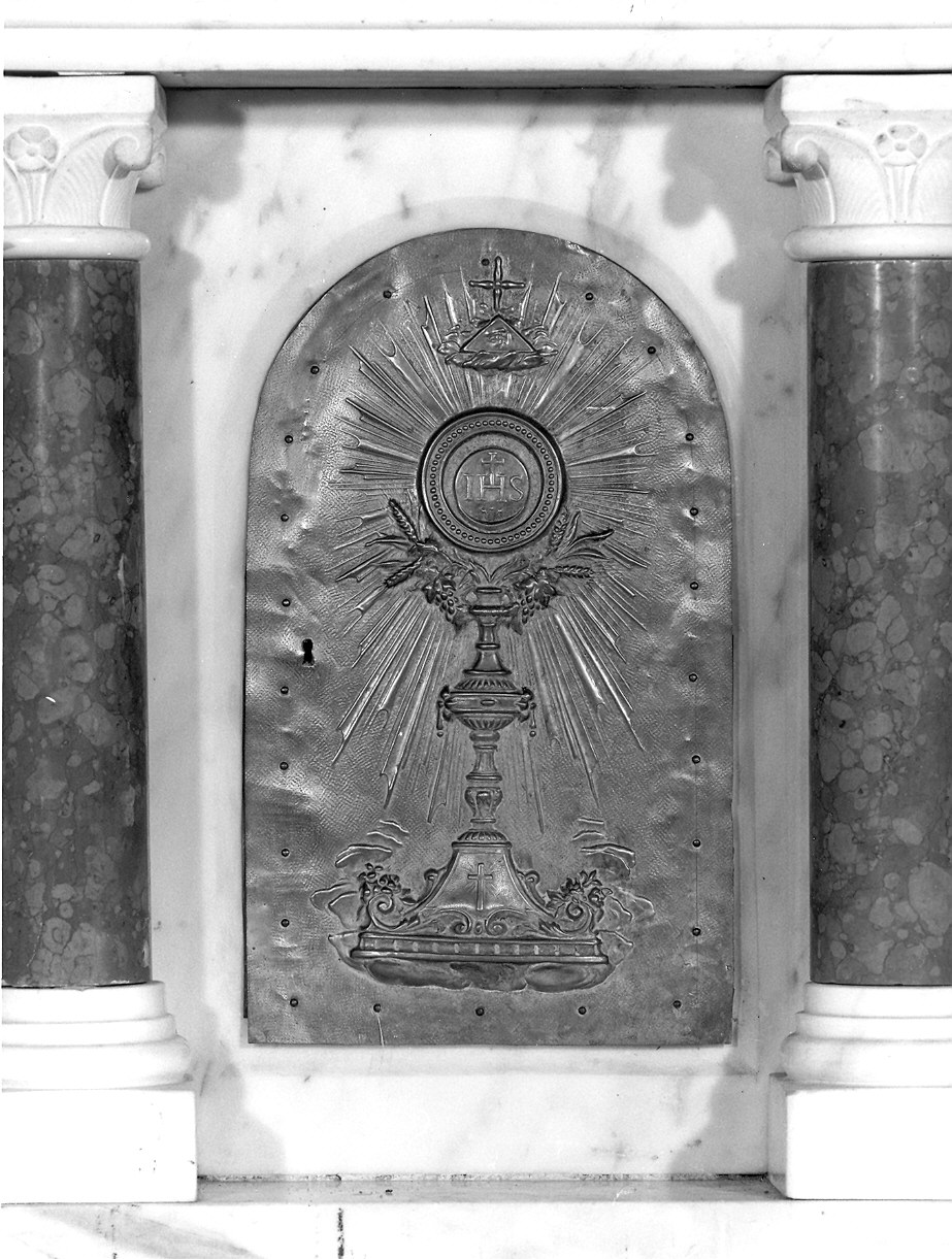 sportello di tabernacolo - ambito carrarese (prima metà sec. XX)