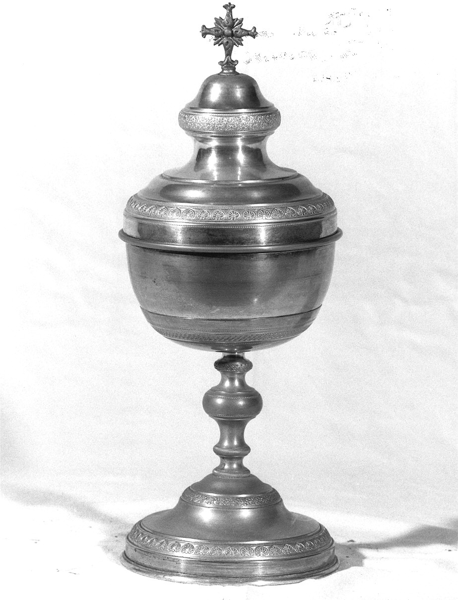 pisside - ambito emiliano (seconda metà sec. XIX)